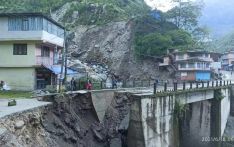 Bridges connecting the northern border was damaged