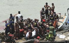 孟加拉国载100余人渡轮撞船后沉没 已21死50失踪