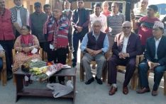 प्रदेश नम्बर १ का निवर्तमान प्रमुख प्यासीको विदाई