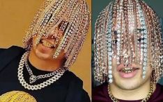 Mexican rapper rocks assortment of gold chains as 'hair': Dan Sur's TikTok video goes viral