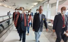 प्रचण्डलाई स्वागत गर्न नारिता विमानस्थल पुगे नेपाली राजदूत