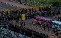 Sri Lankan troops tear down protest camp outside the President's office