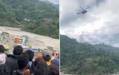 नेपाली सेनाले थाल्यो हेलिकप्टरबाट उद्धार