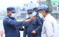 मास्क नलगाउने आठ जनालाई कारबाही