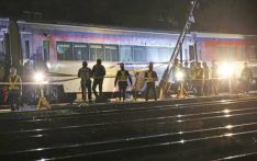 韩国一载有275名乘客列车发生脱轨事故 致约30多人受伤