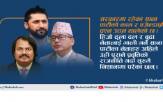 ओलीको औँलामा नाचिरहेका रवि, राजेन्द्र र राउत