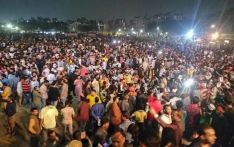 孟加拉国首都出现大规模反政府示威