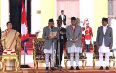 尼泊尔新任总统周一就职宣誓