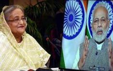 莫迪与孟加拉国总统哈西娜启动首条跨境能源管道