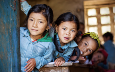 随着儿童在人口中所占比例的减少 尼泊尔正在老龄化