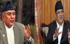 प्रधानमन्त्री पुष्पकमल दाहाल राष्ट्रपतिलाई भेट्न शीतल निवास पुगे