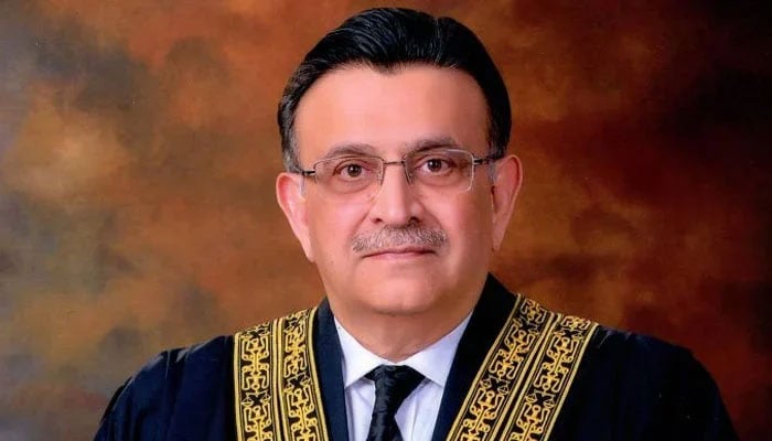 Chief Justice of Pakistan (CJP) Umar Ata Bandial. — Supreme Court website