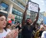 Protest continues over chokehold death of black man on New York subway