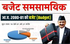 बजेट २०८०/८१ का केहि हाइलाइटहरू