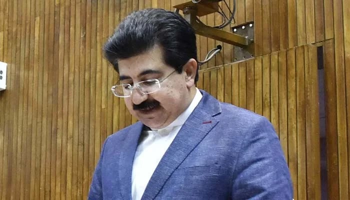 Picture of incumbent Senate Chairman Sadiq Sanjrani. — Twitter/File