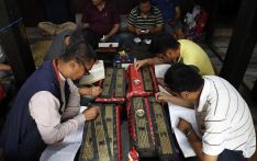 ललितपुरकाे हिरण्यवर्ण महाविहारमा प्रज्ञापारमिताको पुनर्लेखन (फोटो फिचर)