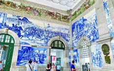 圣本托火车站用壁画记录“旅程”