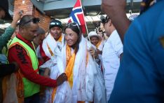 尼泊尔政府举行隆重仪式欢迎创造14座8000米山峰最快登顶纪录者
