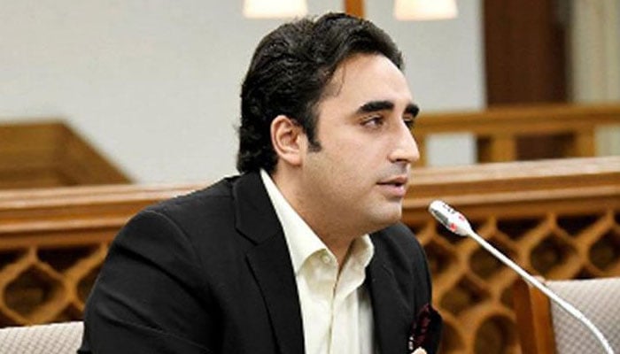 Foreign Minister Bilawal Bhutto Zardari addresses a presser. — Radio Pakistan/File