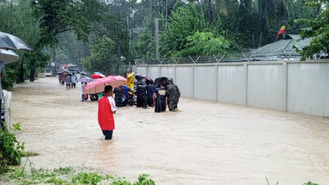 Flood situation improves in Bandarban