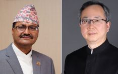 प्रधानमन्त्रीको चीन भ्रमणका एजेण्डाबारे छलफल गर्न परराष्ट्रमन्त्री र चिनियाँ राजदूतबीच भेट