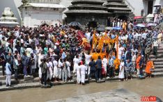 नेम्वाङको राजकीय अन्त्येष्टि, शिर्ष नेता तथा कार्यकर्ताहरुले प्रकट गरे अन्तिम श्रद्धाञ्जलि