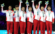 China wins the men's team silver at Gymnastics Worlds