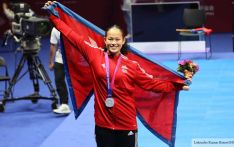 中国杭州亚运会：阿丽卡·古隆 (Arika Gurung) 夺得空手道银牌