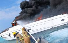 Fire breaks out on yacht; passengers rescued