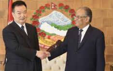 Meeting between CPC leader Wang and Prime Minister Prachanda