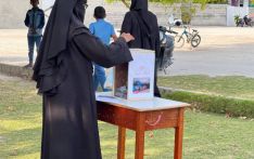 Feydhoo raises over MVR 100,000 for Palestine from sale of school badge