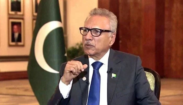 President Arif Alvi. — APP/File