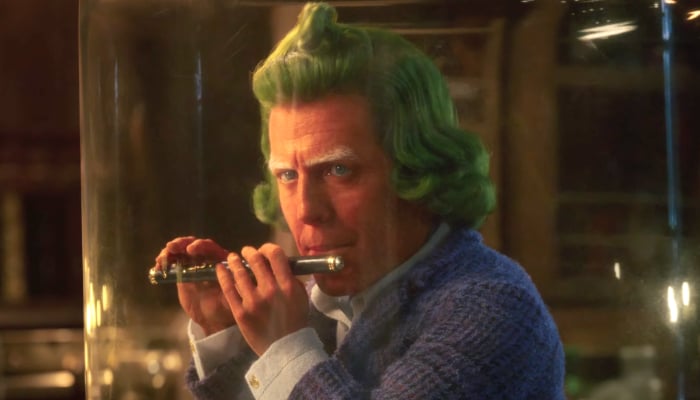 Hugh Grant as Oompa Loompa in Wonka