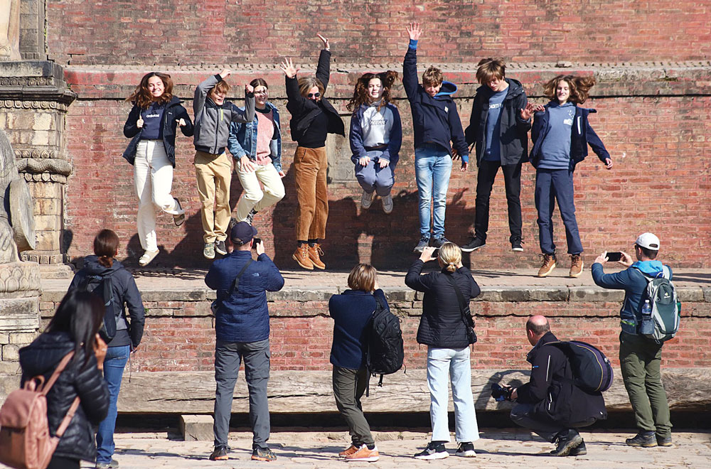 Tourist-Fun-at-Bhaktapur-Durbar-area_caption_sujan-gurung_IMG_1620