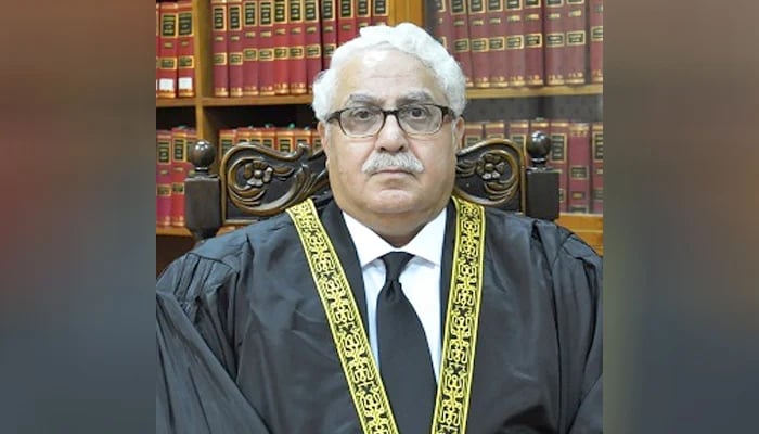 Supreme Court Justice Sayyed Mazahar Ali Akbar Naqvi. — SC website