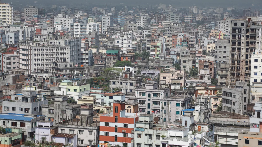 An aerial view of Dhaka. Photo: Mahmud Hossain Opu/Dhaka Tribune