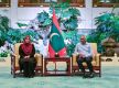 President concludes visit to Singapore, returns