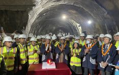 日本大使赞扬 Nagdhunga-Sisne Khola 隧道贯通