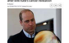外媒：凯特王妃被诊断患癌以来 威廉王子首次公开露面