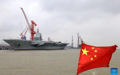China's aircraft carrier Fujian sets out for maiden sea trials