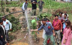 इच्छाकामनाको चेपाङ बस्तीमा ‘एक घर, एक धारा’