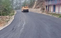 लापिलाङ–बाबरे सडकखण्ड कालोपत्रे सुरु