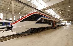 Serbia unveils Chinese-built high-speed train in Belgrade