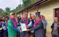 खोटाङको खोटेहाङमा विद्यालय भवन निर्माण