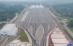 Tianfu high-speed train maintenance base put into use in SW China
