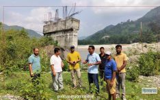 निर्माणाधीन पुलको पिलर भत्काउनु पर्ने
