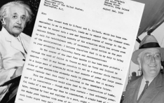 “当心核弹”！爱因斯坦1939年给罗斯福的信将被拍卖，估值至少400万美元