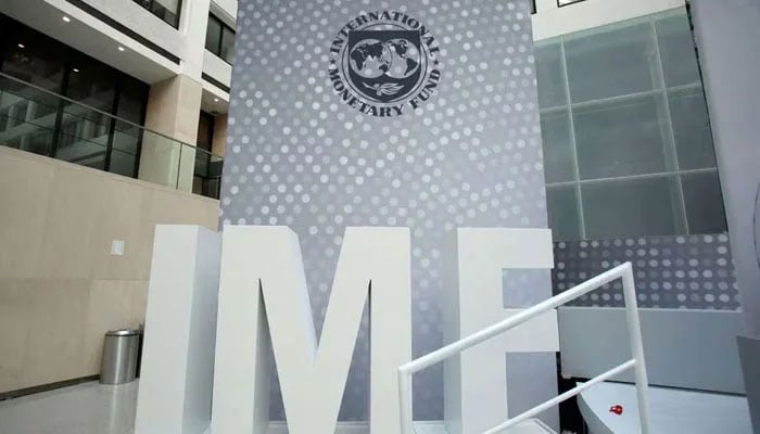 International Monetary Fund logo is seen inside the headquarters at the end of the IMF/World Bank annual meetings in Washington, U.S., October 9, 2016. — Reuters