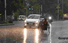 Rainfall taking place all over the country