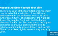 National Assembly adopts four Bills